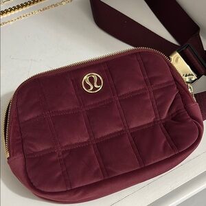 Lululemon quilted belt bag brand new